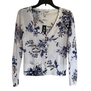 WHBM Floral Cardigan